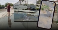 Water running into street for months has locals asking, 'What's the deal?'