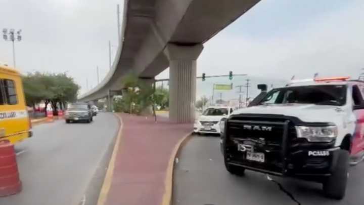 Mujer es Atropellada por Repartidor de Farmacia Frente al Palacio de Justicia en Monterrey