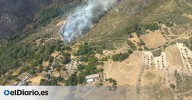 Un incendio obliga a confinar Castromil, entre Zamora y Ourense