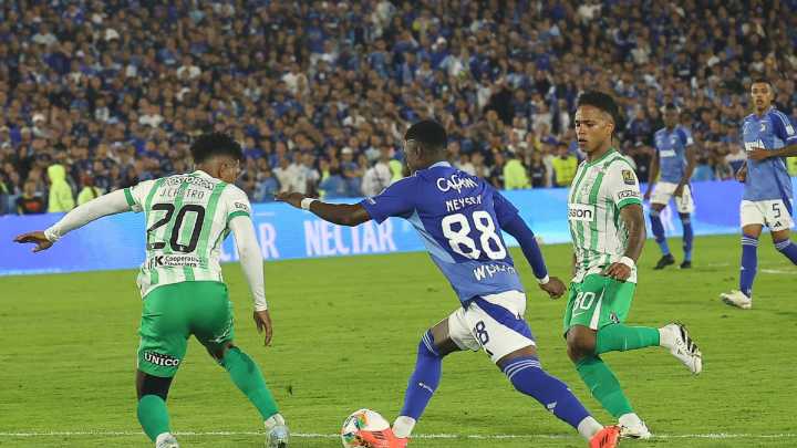 Nacional y Millonarios se enfrentan este sábado en un superclásico marcado por la crisis: hora y TV