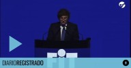 ¿Qué le pasó?: Milei perdió el hilo de su discurso, se trabó y provocó un momento confuso