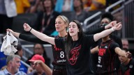 Sidelined Clark and Cunningham protest officials in Fever playoff win