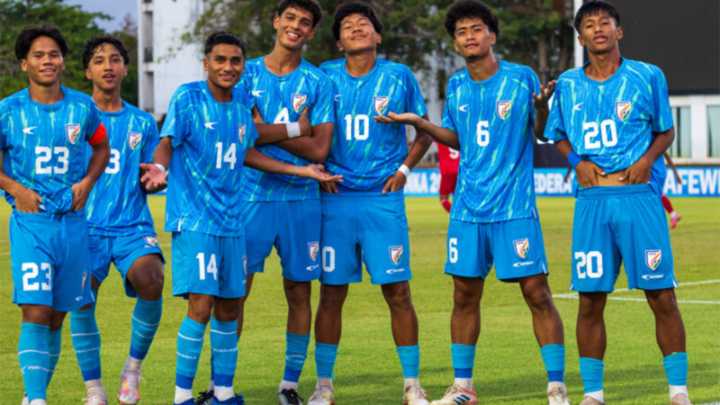 India survive late Bangladesh surge to win seventh SAFF U17 title on penalties