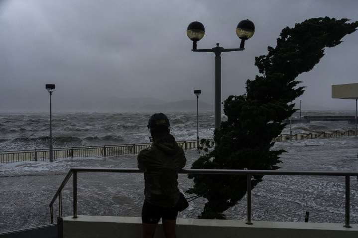 Typhoon Ragasa batters Hong Kong and southern China with intense rain and destructive winds