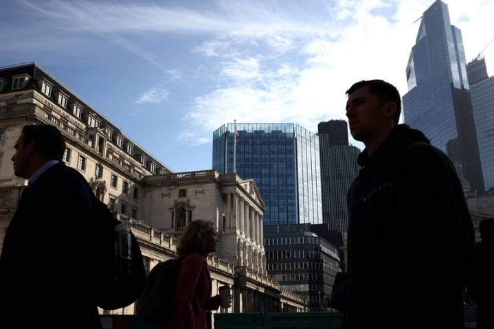 UK job postings fall, firms downbeat about outlook, surveys show