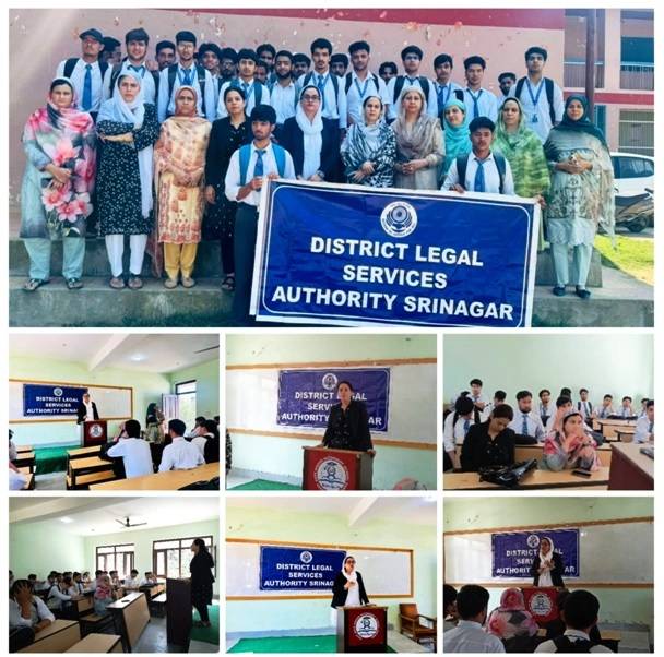 DLSA Srinagar raises awareness on POSH Act, drug abuse at GBHSS Zadibal