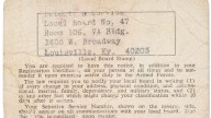 Muhammad Ali's unsigned draft card, a piece of Vietnam-era history, will be auctioned