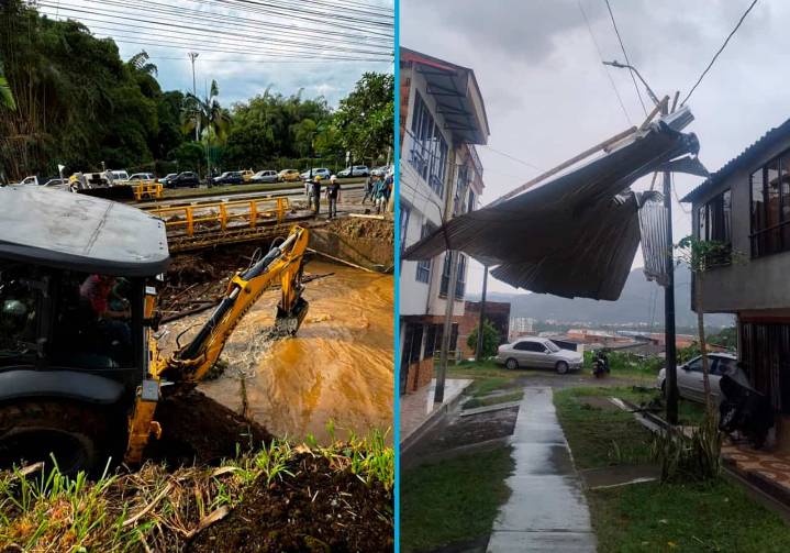 Emergencias por vendaval en Pereira y Dosquebradas