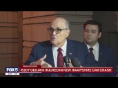 Rudy Giuliani injured in New Hampshire car crash