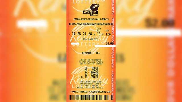 Louisville couple wins $225K using birthday, anniversary dates for Cash Ball ticket