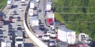 LIVE: Lane blocked on I-85 after crash, fuel spill
