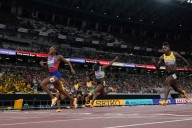 American Jefferson-Wooden and Jamaica's Seville win 100s at worlds; Sha'Carri finishes fifth