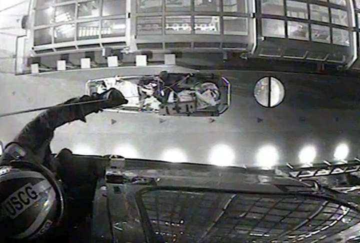 VIDEO: Coast Guard helicopter rescues man from cruise ship off N.J. coast