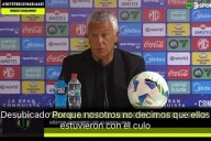 Pipo Gorosito se calentó y les recordó al cuerpo técnico de la Universidad de Chile que "en Argentina mostraron el culo"