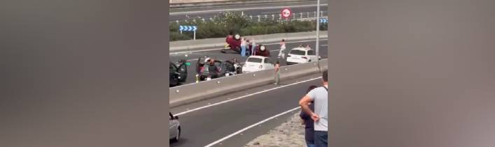 Susto en Tenerife: un herido de carácter leve tras el vuelco de un vehículo