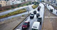 Inician cierres viales por lluvia en zona metropolitana