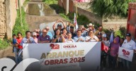 Gobierno de Tonantzin Fernández lleva pavimentación de vialidades a juntas auxiliares de San Pedro Cholula