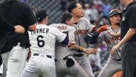 Benches clear in Giants-Rockies after Devers HR; 3 ejected