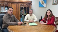 El intendente Maximiliano Sciaini recibió a Jimena López