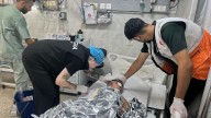 An American nurse in Gaza City films a hospital's collapse as Israeli forces surround it