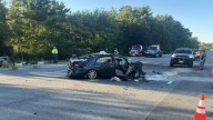 I-95 crash in North Hampton sends six to hospital