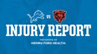 Lions vs. Bears injury report: Sept. 12