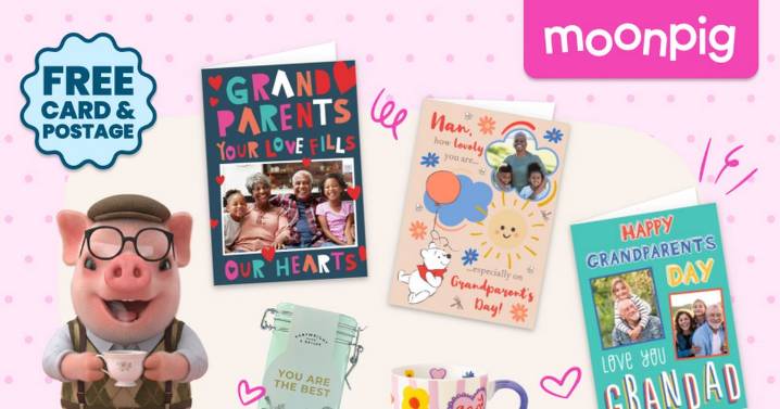 Celebrate Grandparents Day with a free Moonpig card