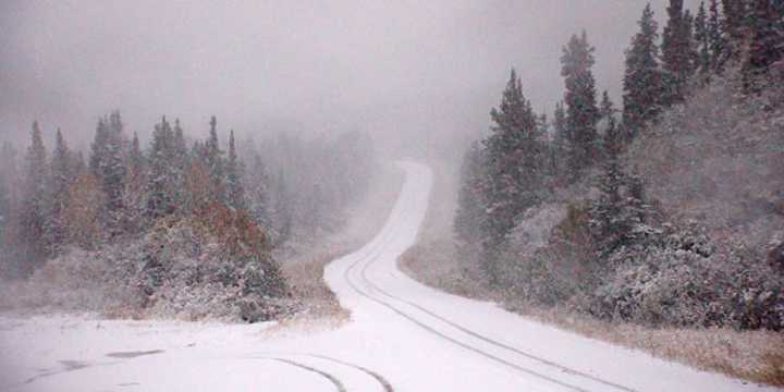 Alaska sees first widespread snow event of season