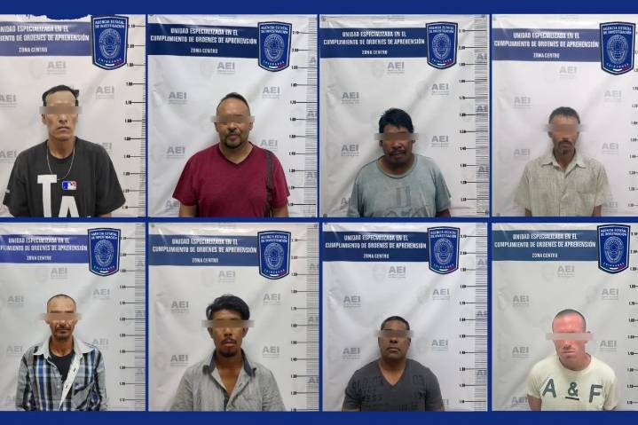 Chihuahua: Caen 8 sujetos buscados por violencia familiar