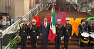 Banda de Guerra y escolta de Cobach Sonora se presentan en EEUU