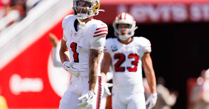 Ricky Pearsall back at practice after missing Wednesday with knee injury