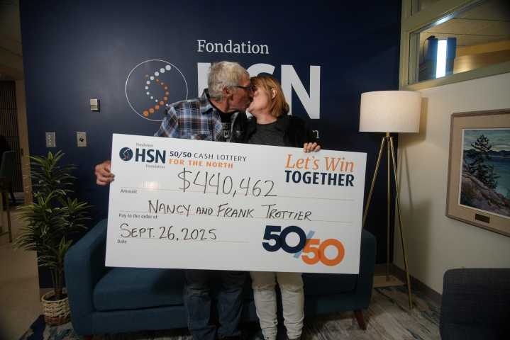 St. Charles couple wins $440,000 in Sudbury's HSN 50/50 Jackpot