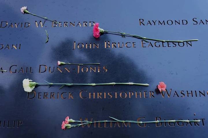 Trumps attend Pentagon memorial service 24 years on from 9/11 terrorist attacks