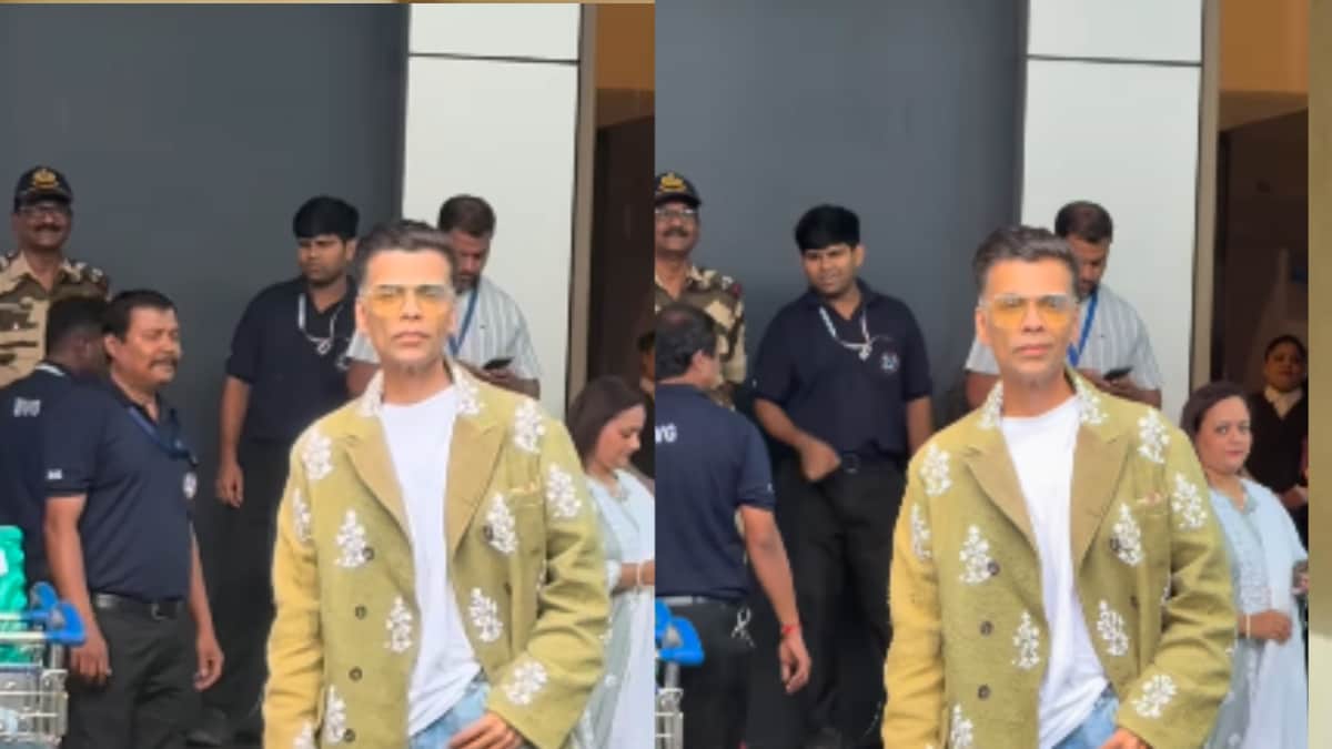 All Eyes On Karan Johar As He Heads To National Film Awards In Bold Mustard Blazer
