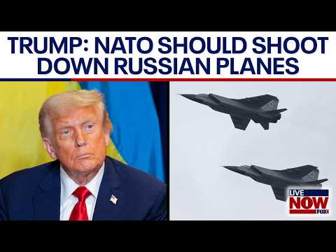 Trump says NATO countries should shoot down Russian aircraft if it enters their airspace