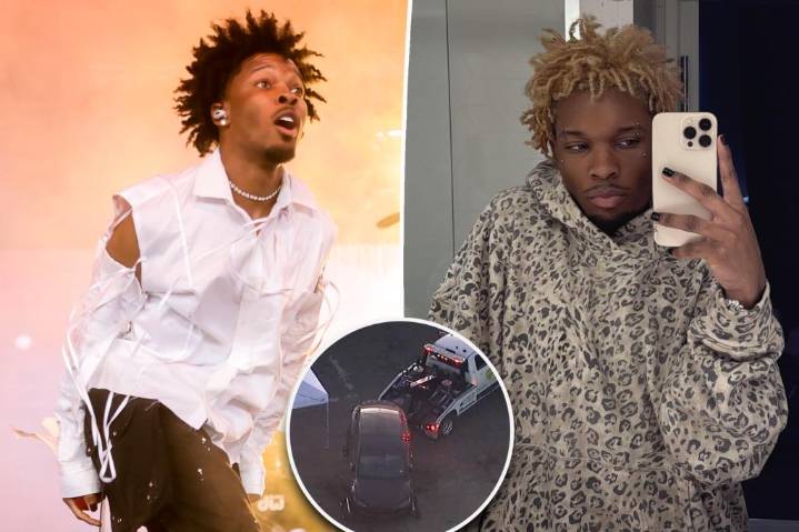 Singer D4vd's Tesla found in LA impound with dead body in the trunk