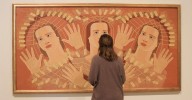 Una alfombra gallega dará la bienvenida a la exposición de Maruja Mallo en el Reina Sofía
