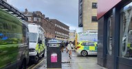 Police update on huge Glasgow emergency response after two people 'took unwell'