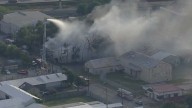 Smoke billows from large building fire near Houston’s Third Ward