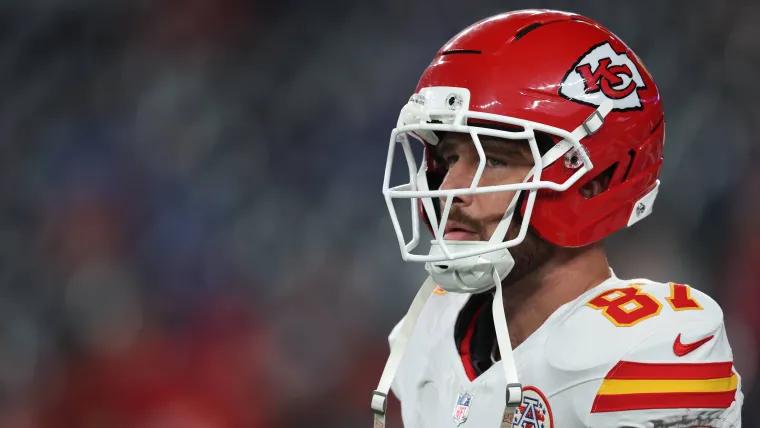 Travis Kelce stats: Chiefs tight end argues with Andy Reid amid slow start vs. Giants