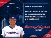 Prospecto zuliano Ronny Ugarte trata de ganarse un puesto por su poder con Tiburones