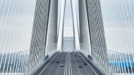 China inaugura el puente colgante más largo del mundo: autopista y vía de tren en dos niveles diferentes