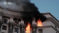 Kiev arde bajo el mayor bombardeo ruso de la guerra