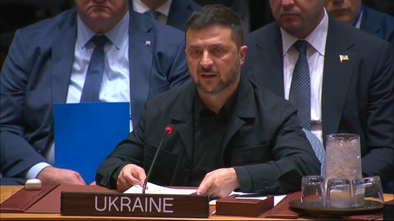 Zelenskyy laments Security Council inaction over Russian aggression