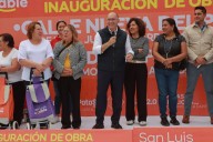 Cumple Gobierno de la Capital al inaugurar renovadas vialidades en la zona norte de SLP
