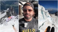 Video | Nicolás Rubio, el primer paracaidista colombiano en sobrevolar y cruzar el imponente Mont Blanc en Europa