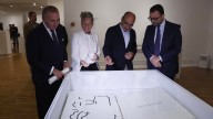 Luis Chillida, en una de las grandes exposiciones de la temporada en Asturias: "Mi padre pensaba con el lápiz en la mano"
