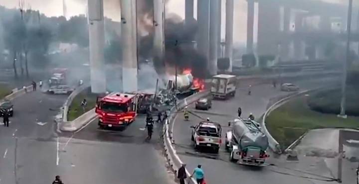 Dan de alta a menor herido en explosión de pipa en Iztapalapa: ISSSTE