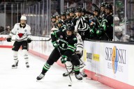 UND hockey notes: Fighting Hawks picked third in NCHC