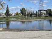 PHOTO: Flushing leads to flood